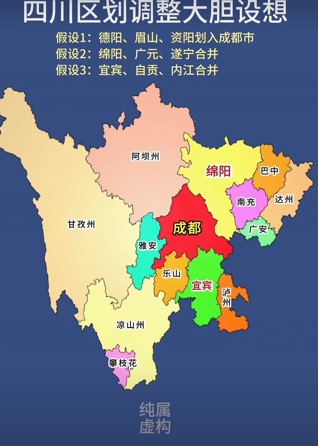 这样设置的后果就是强的更强，弱的更弱，尤其是成都、绵阳和宜宾三个排头兵都不同程度