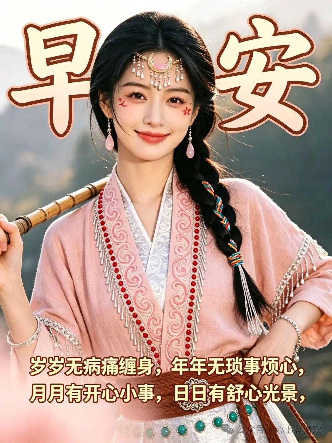 🌊晨起迎清风，抬眼见暖阳。🌅生活本就平淡，却也藏着无数温柔。🌹愿你珍惜当下
