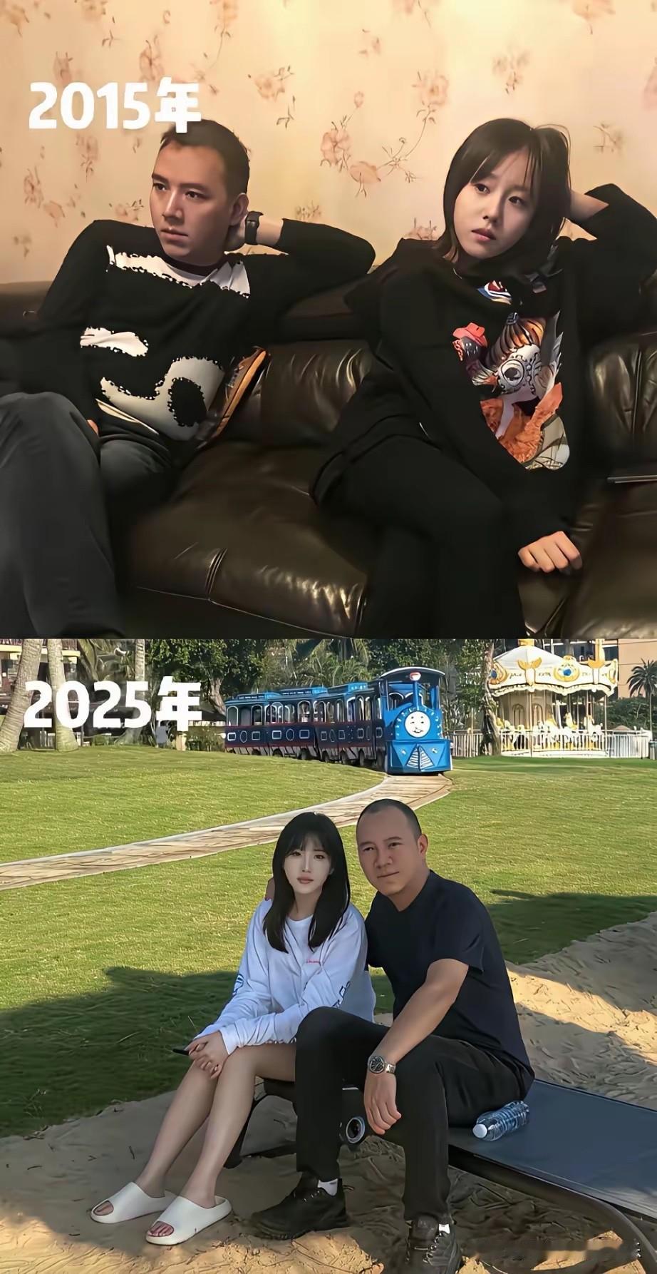 不得不说，曾经的夫妻，现在都熬成了父女的样子！[捂脸哭][捂脸哭]