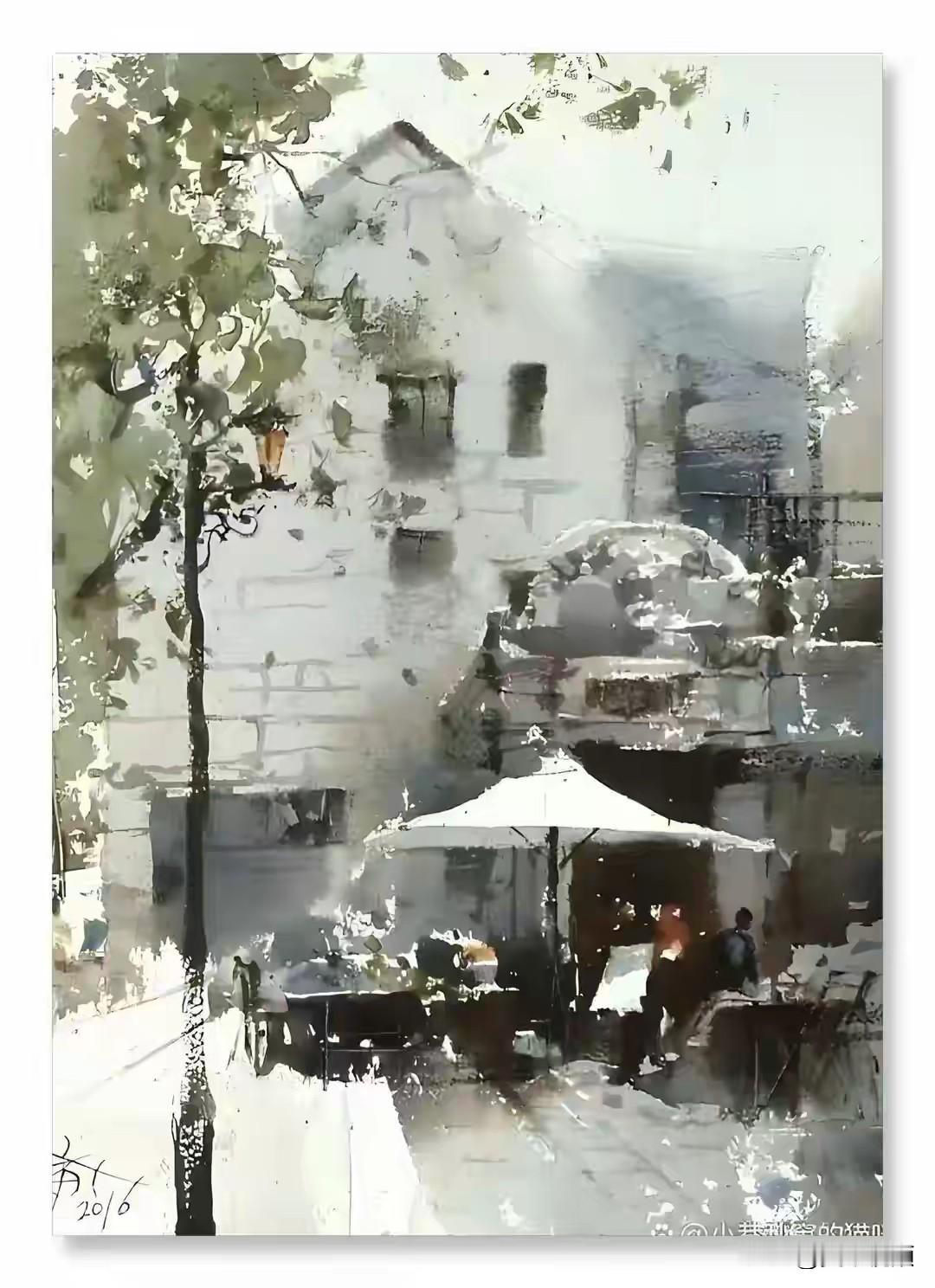 梦幻般的街景，光影交错，仿佛置身于童话世界。~简忠威