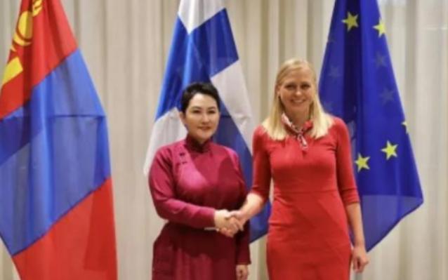 蒙古国可能要成为第二个乌克兰？据报道，蒙古国外长巴特策策格访问芬兰，双方发表联合