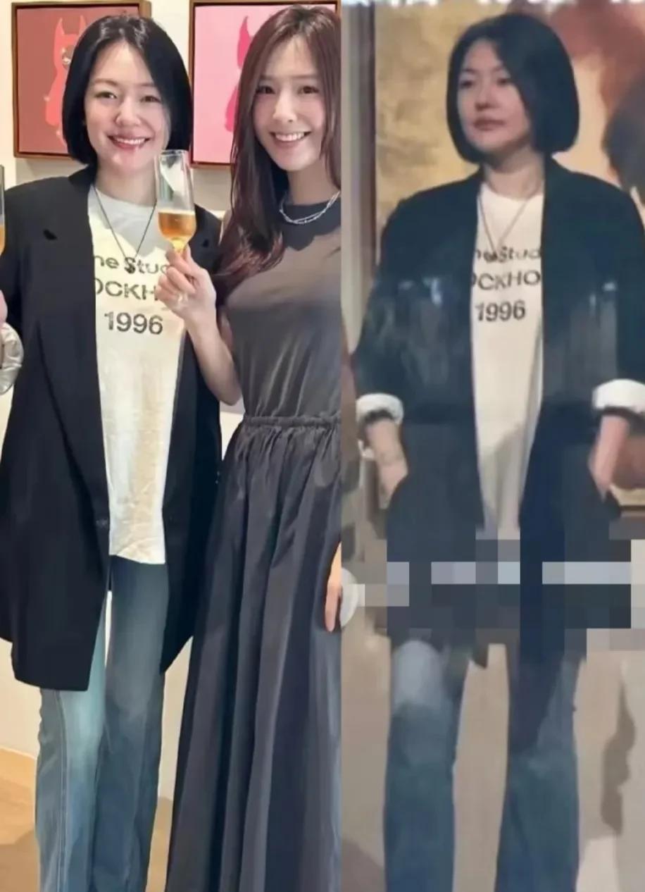 左边脸是自己右边脸是姐姐怀疑她是特意画的，为了替姐姐活，两边的眉毛和眼妆都不一