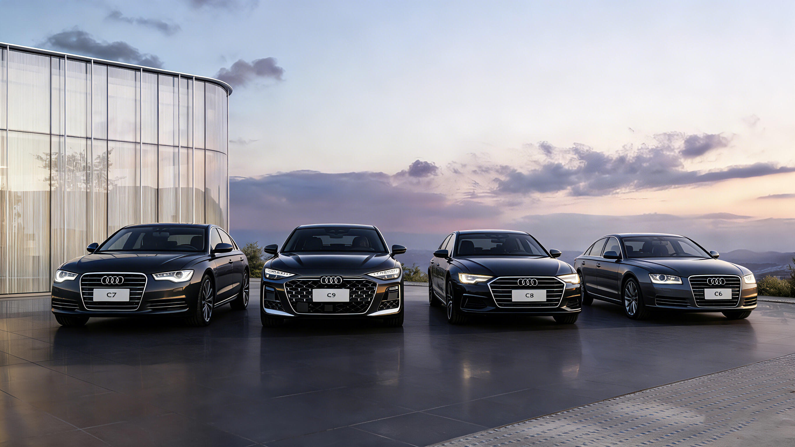 奥迪A6L从C6到C9，四代进化一脉相承，都是经典车型