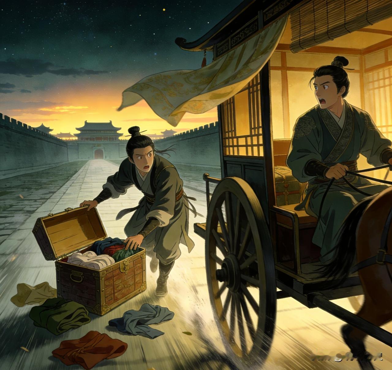 公元584年，隋朝战神杨素与妻子郑祁耶吵架。杨素怒吼：“他日我当天子，绝不让你当