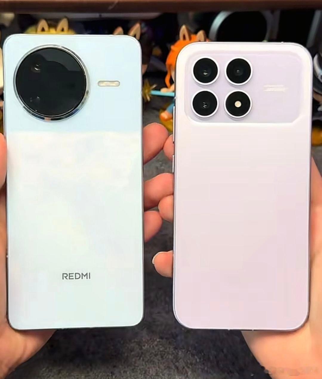 红米K80标准版对比K90标准版，大家觉得哪个好看？​​​
