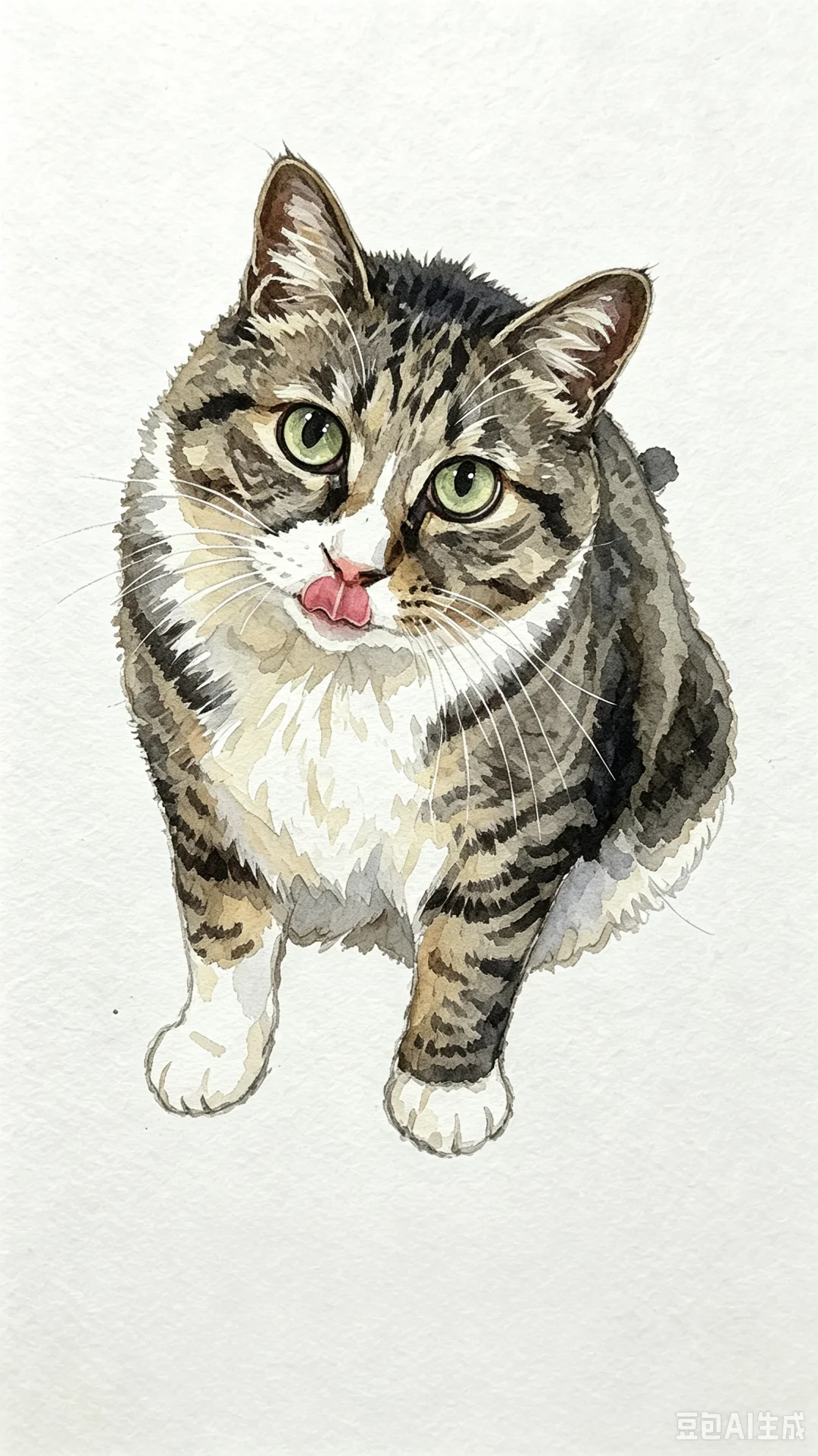 土猫肖像画｜这样画小猫谁看了不迷糊