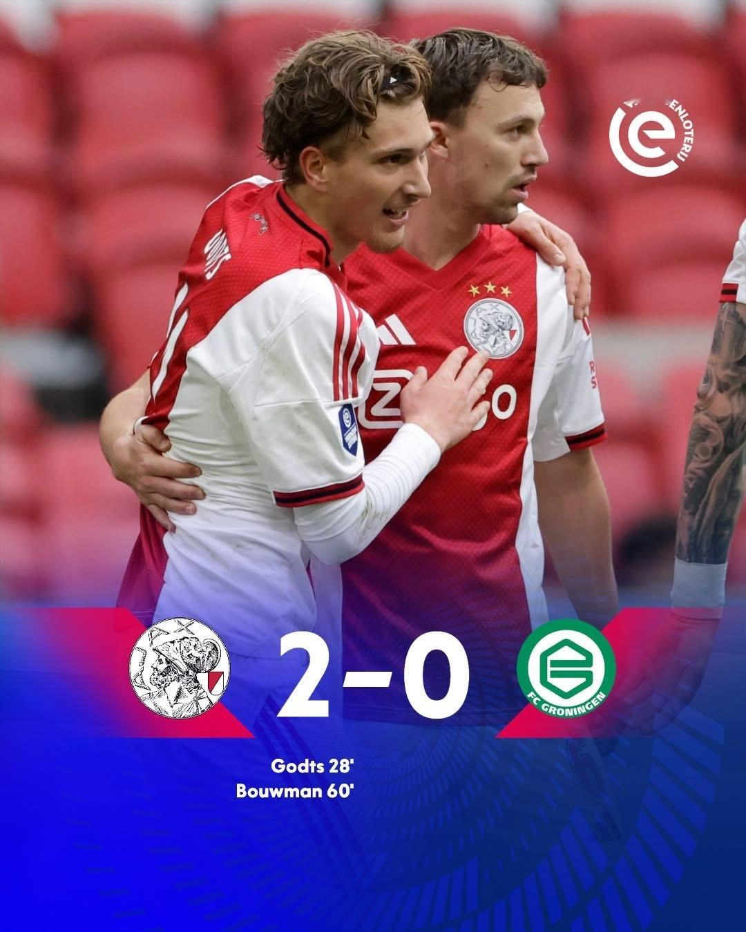 阿積士喺第14週嘅補賽以2-0擊敗岡寧根，終止各項賽事五場不勝嘅走勢。原本週末進