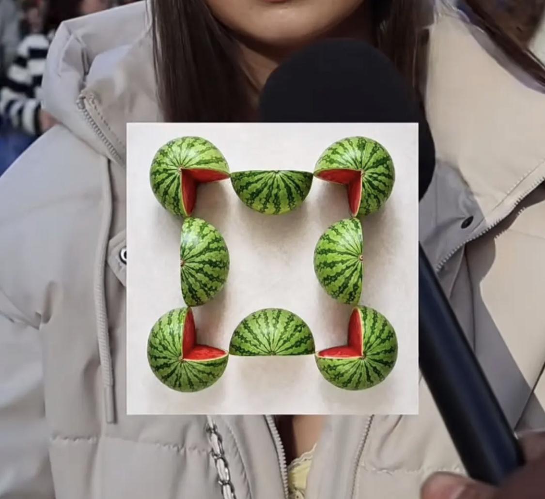 考考你，这张图中有几个西瓜？