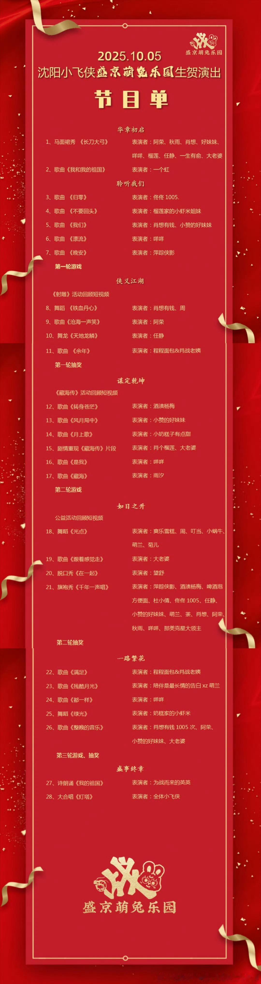 厉害了，肖战生日，粉丝整了个晚会，节目单还正式得很，太会玩了[大笑]肖战来吗​