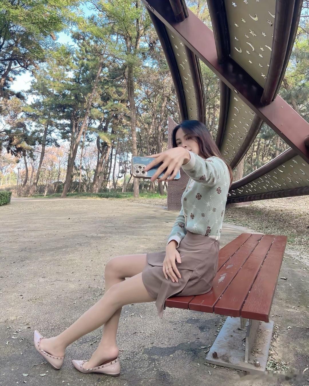 自拍郊游美女国庆节精彩人像​​​