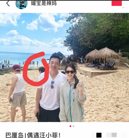 小箖儿现在也懂事了，有网友巴厘岛遇到汪小菲求合影，本来小箖儿和男保姆也在一旁