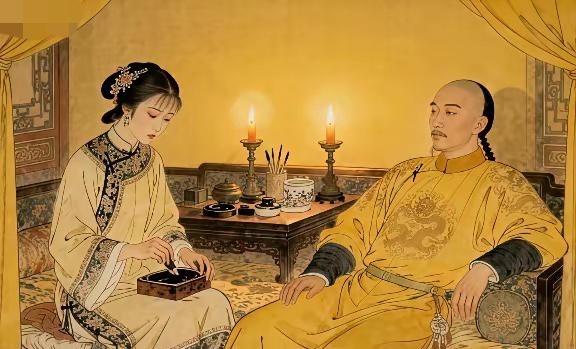 1701年冬，14岁的高氏被47岁的康熙一连召了七晚。这天傍晚，敬事房总管李德全