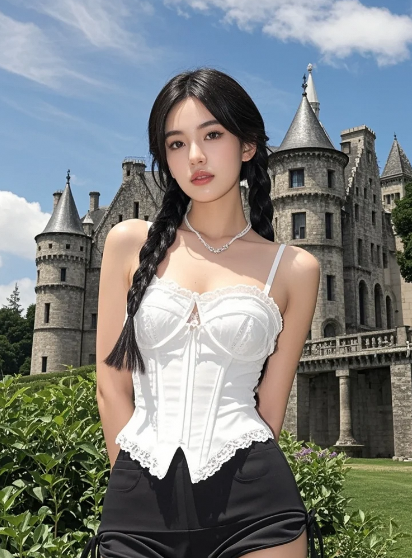 美女的暗黑浪漫，在风中凝结成诗