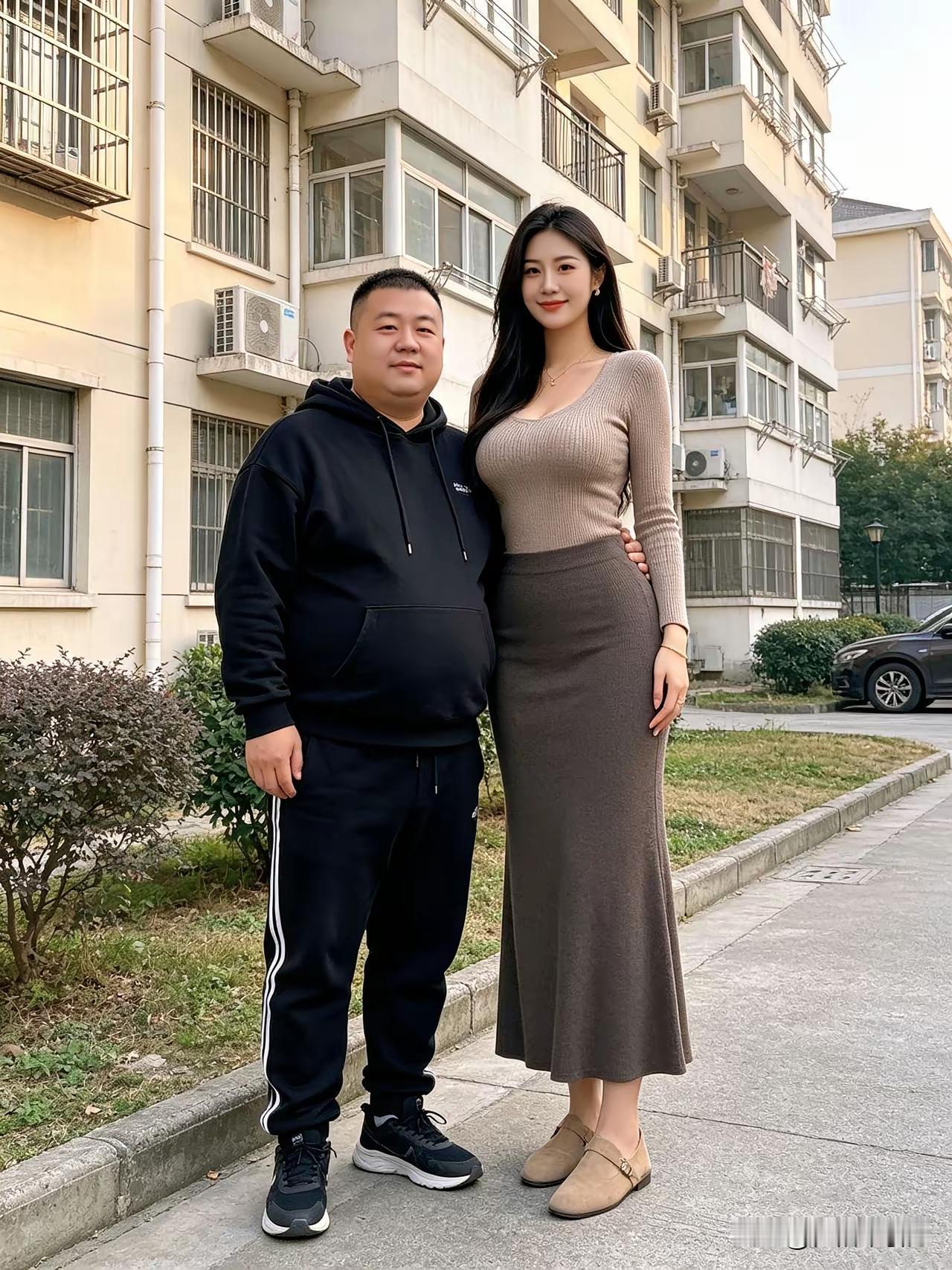 他俩般配吗？这个男人应该很有实力吧！欢迎评价一下！