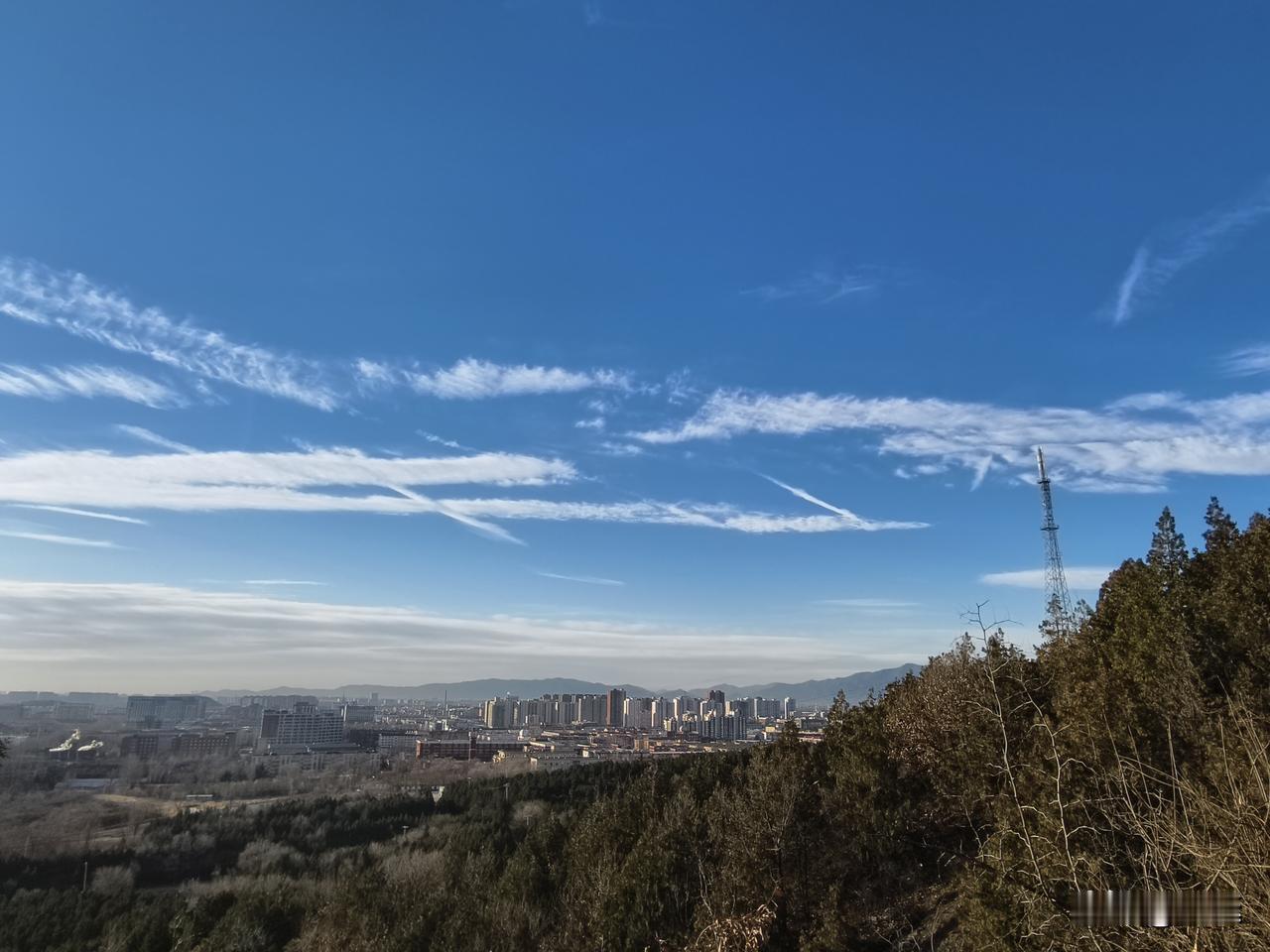 冬日生活打卡季初冬天气不是很冷，这个时间是爬山最好的时间。这个季节空气非常好，有
