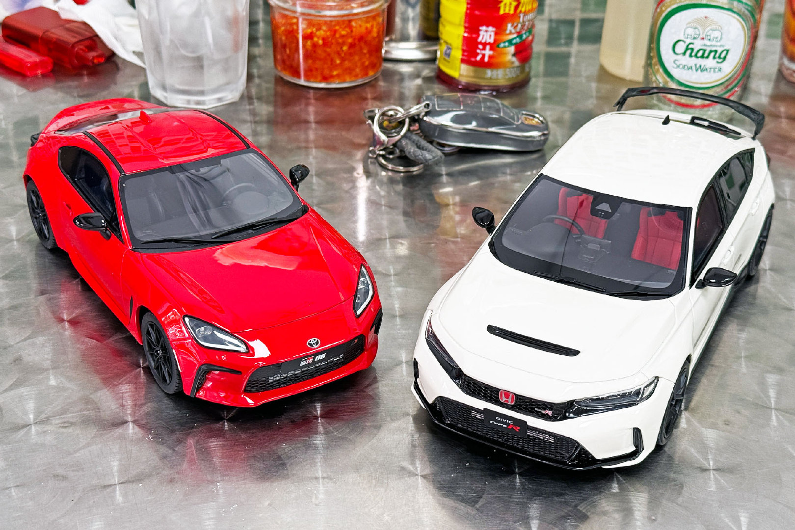 otto1/18丰田GR86&本田思域TypeRFL5StanceM