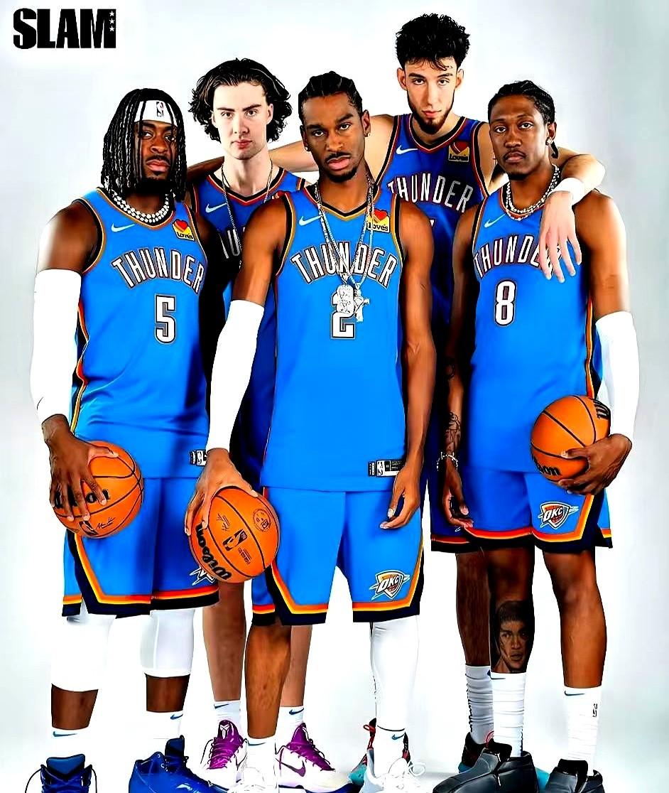 NBA最诡异的事：首发从没一起上过场。雷霆队这赛季打出了23胜1负的开局，跟