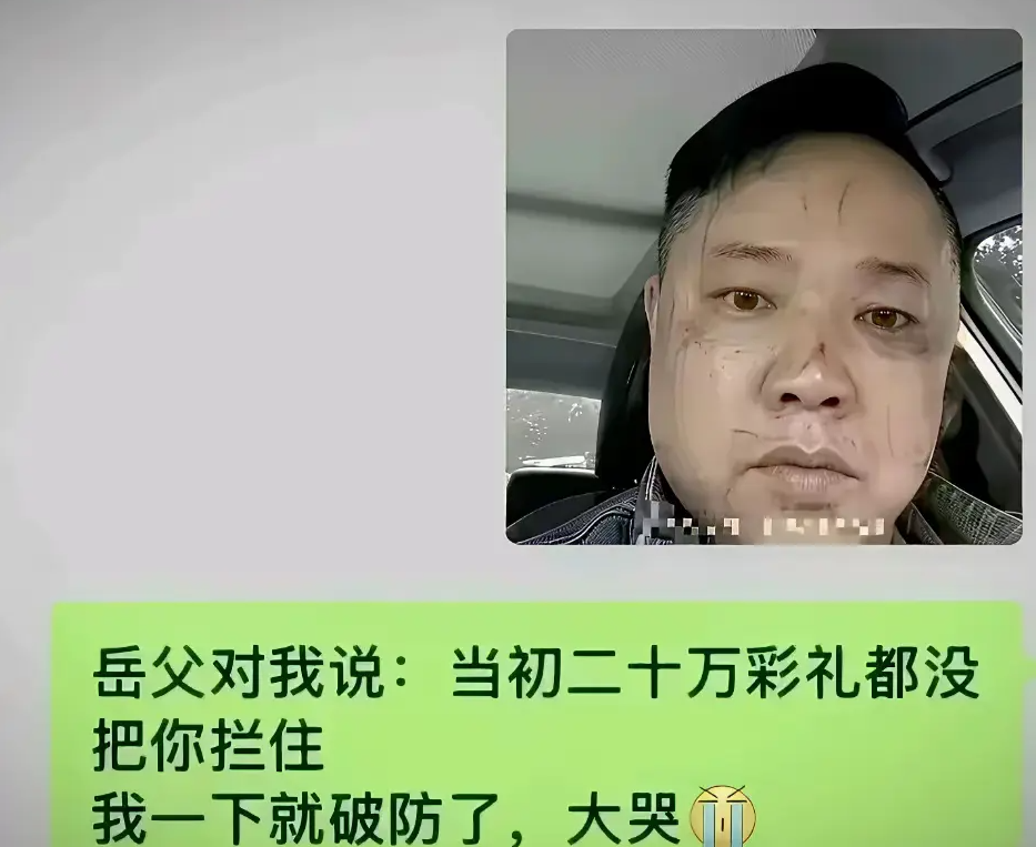 被岳父这一刀扎的破防了……