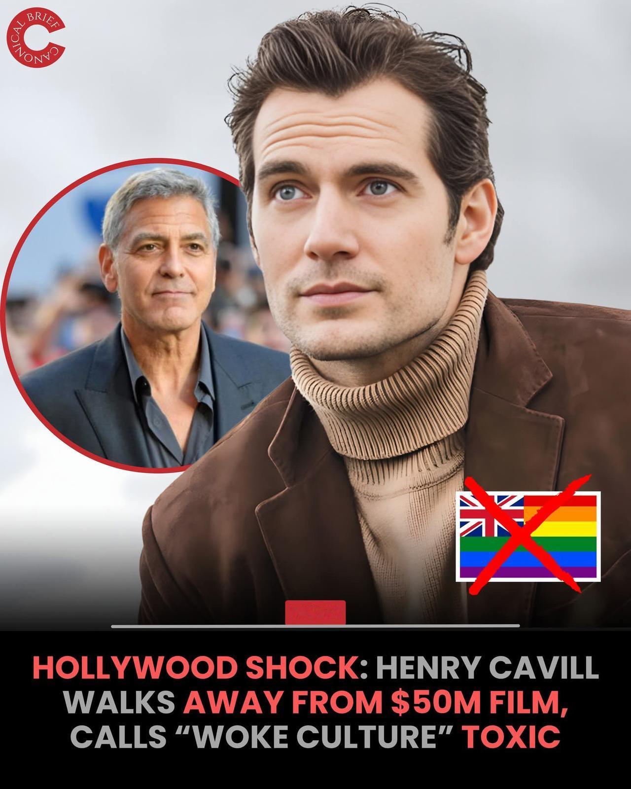 电影《超人》的扮演者亨利·卡维尔，拒绝了一份价值$5000万的拍摄合作计划。