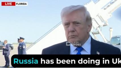 【特朗普接受媒体采访，对回答当前的热点问题。】有人问特朗普，如果“战争即将结束”