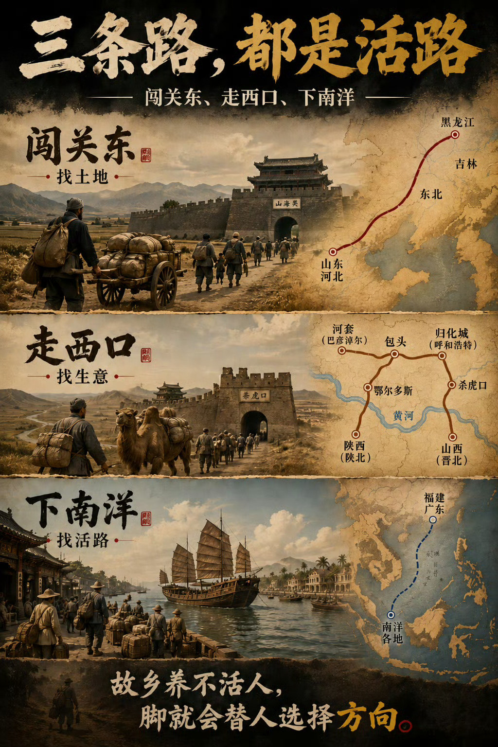人挪活，树挪死。无论什么时候，在某个地方无法获得发展时，那就换一个环境……最影响
