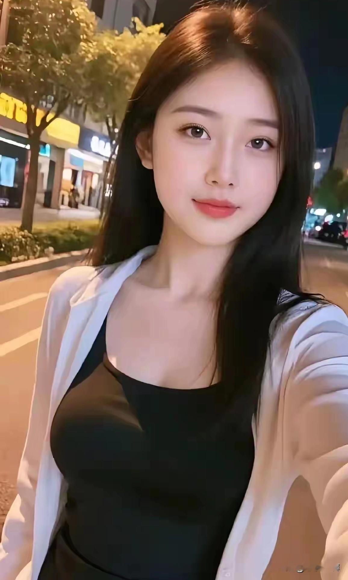 什么样的女人最漂亮素颜美女最好看，远看、近看，咋看都好看，正面...