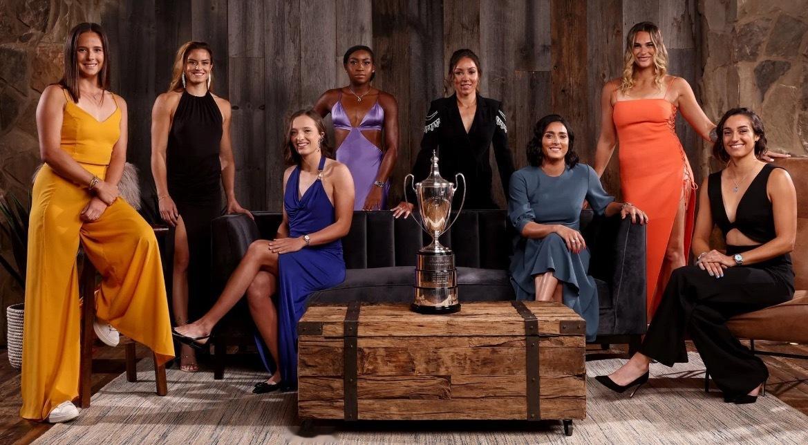 wta年终总决赛大合影网球talking大会最近几年总决赛大合影，看看哪一年最