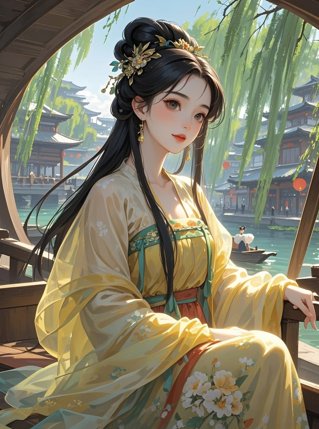 古风女头|明色系|新中式"我不爱无聊人间只偏爱你眉眼"