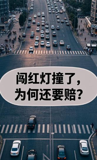 “他不闯红灯我能撞死吗？红绿灯难道是摆设吗？别说两百万了，一毛钱我都不会赔。”遵
