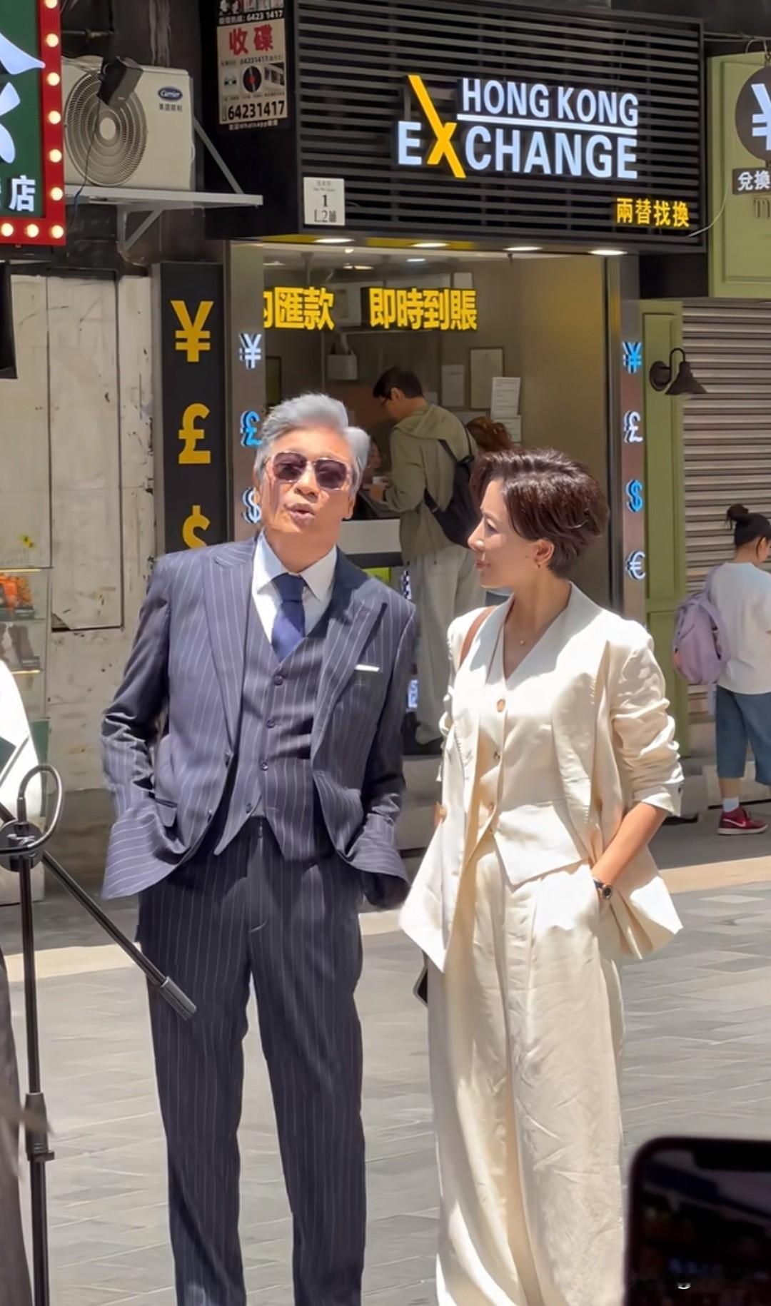 罗嘉良和杨怡在香港铜锣湾拍摄TVB剧《模范律师团》，发现了一个知识点，铁律，上了