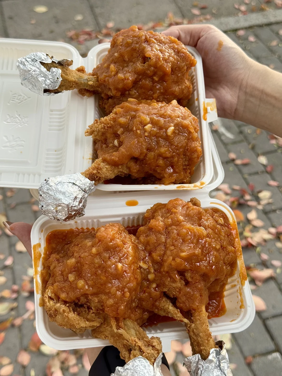 萧山万象汇夯到爆的土豆泥炸鸡腿！！！