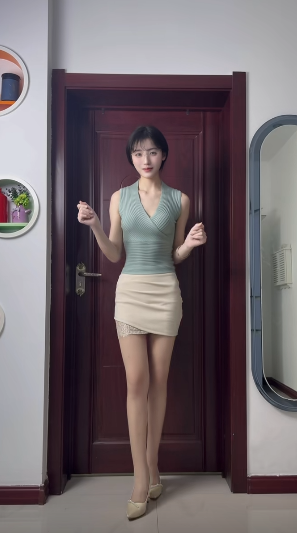穿什么都好看，这就是心上人嘛