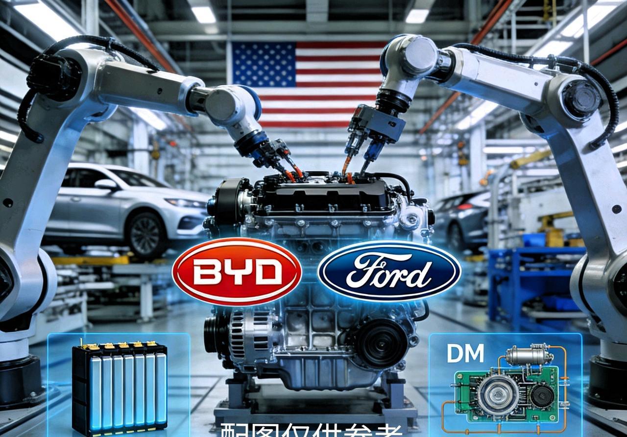 福特找比亚迪买电池了，这事儿听着就带劲。你琢磨琢磨，一个美国百年老店，低头找