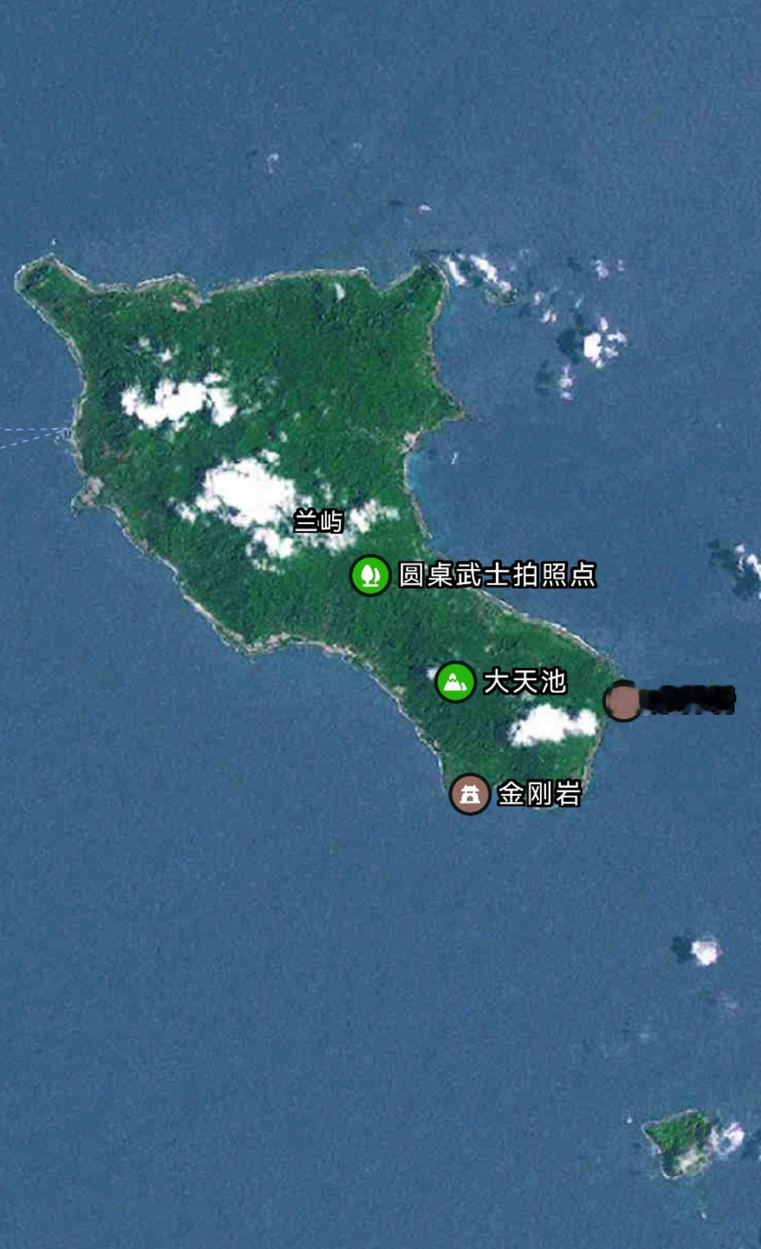 我国台湾岛东边太平洋上有一个大岛——兰屿，面积约45平方公里，有钓鱼岛的十几倍大