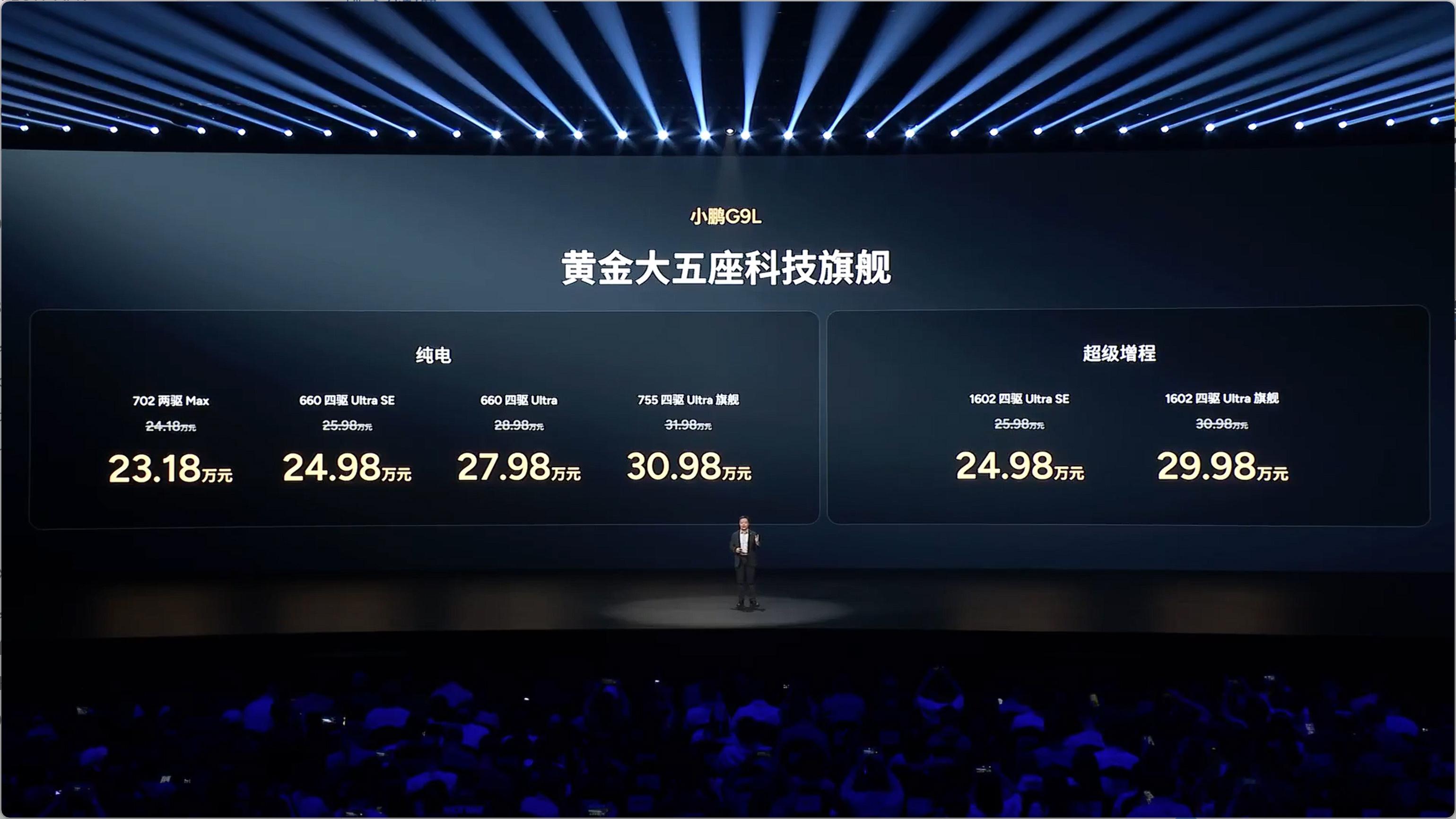 小鹏G9L发布：全系标配图灵AI智驾，新一代线控后轮转向，航空级安全冗余，115