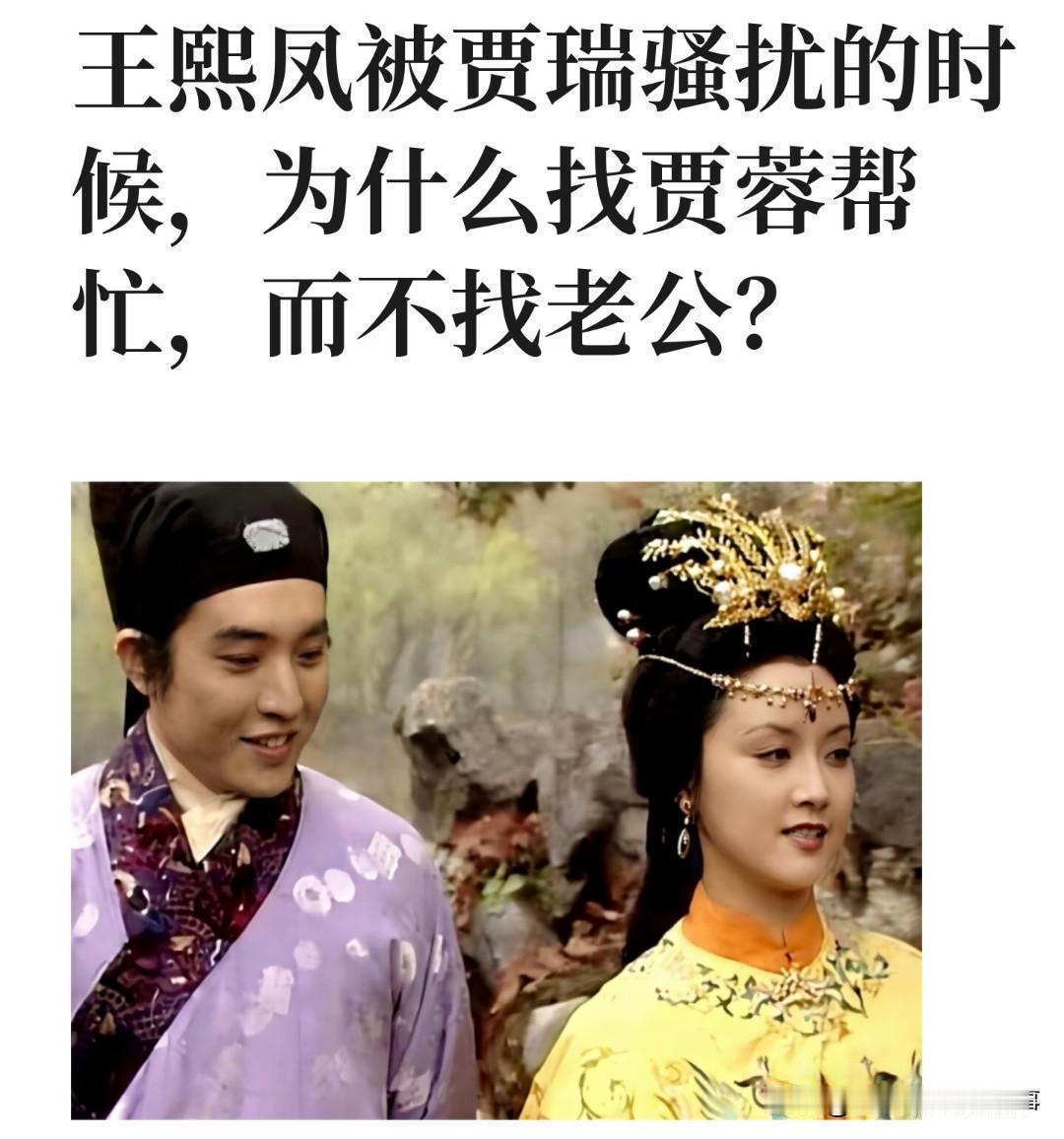 中王熙凤收拾贾瑞，为啥宁肯找贾蓉叔侄，也不找老公贾琏？咱先掰扯掰扯凤姐的小