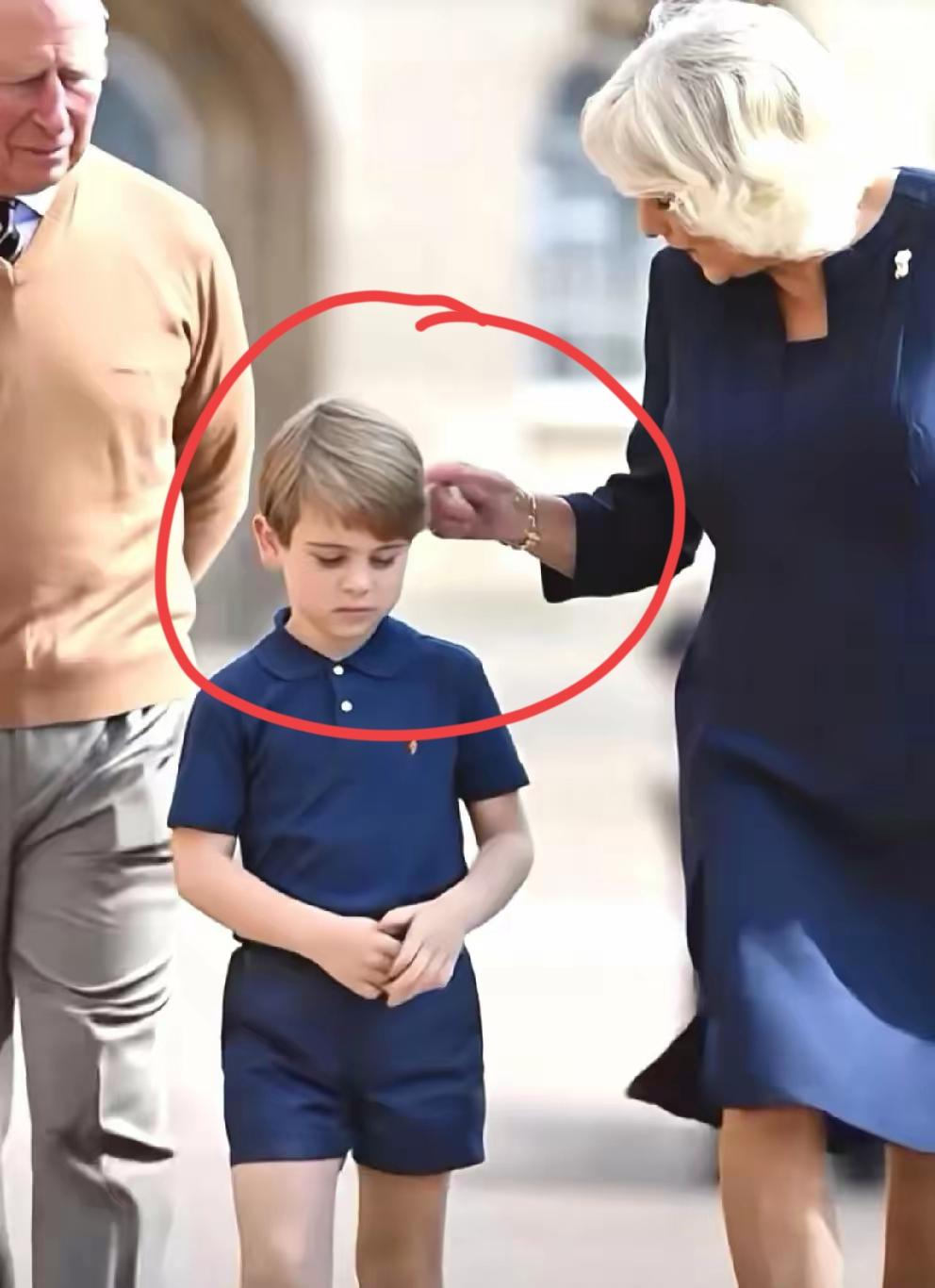 卡米拉的这个摸头，有几分真心！最多三分吧！这应该是给了镜头面子，毕竟她也担心被