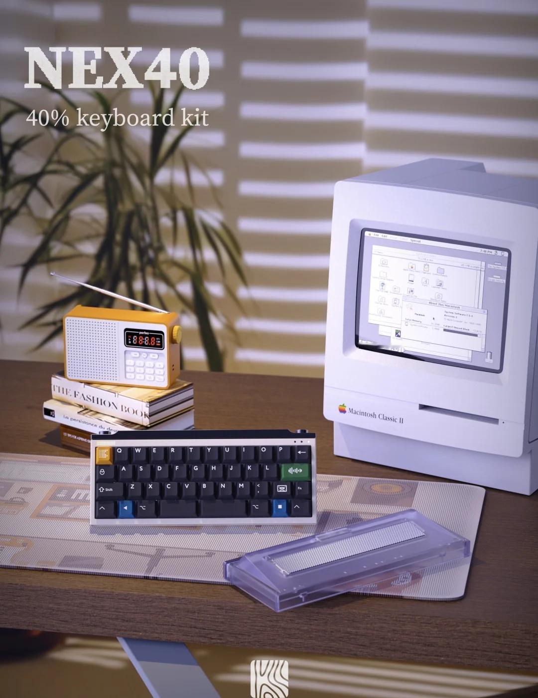 NEX40磁带对称复古未来keynexstudio的首款40配列上