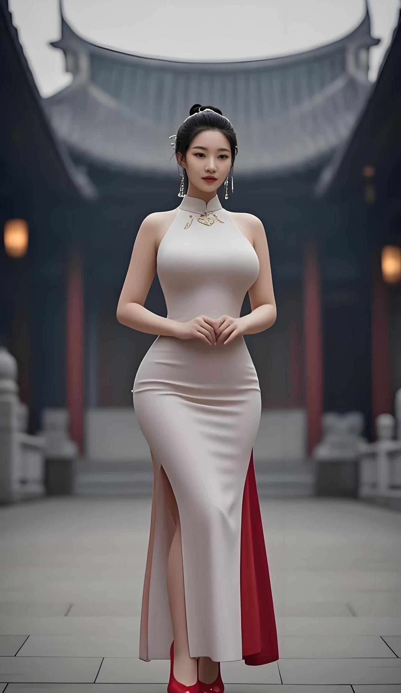 ＃汉服人像照，怎样拍才显身材曲线美＃在拍汉服人像照，想显出身材曲线美