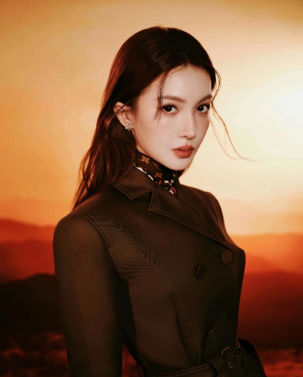 金晨太美了时尚表现力太强了