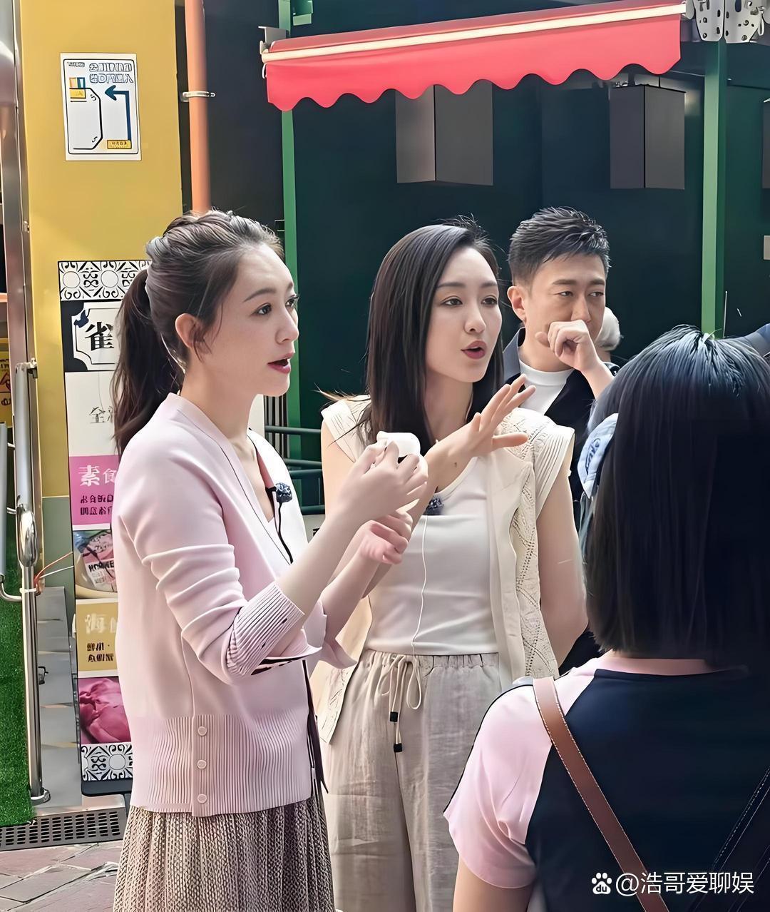 见到现实里的王鸥与李小冉，才真切感受到女明星的原生颜值，真人状态格外出彩。