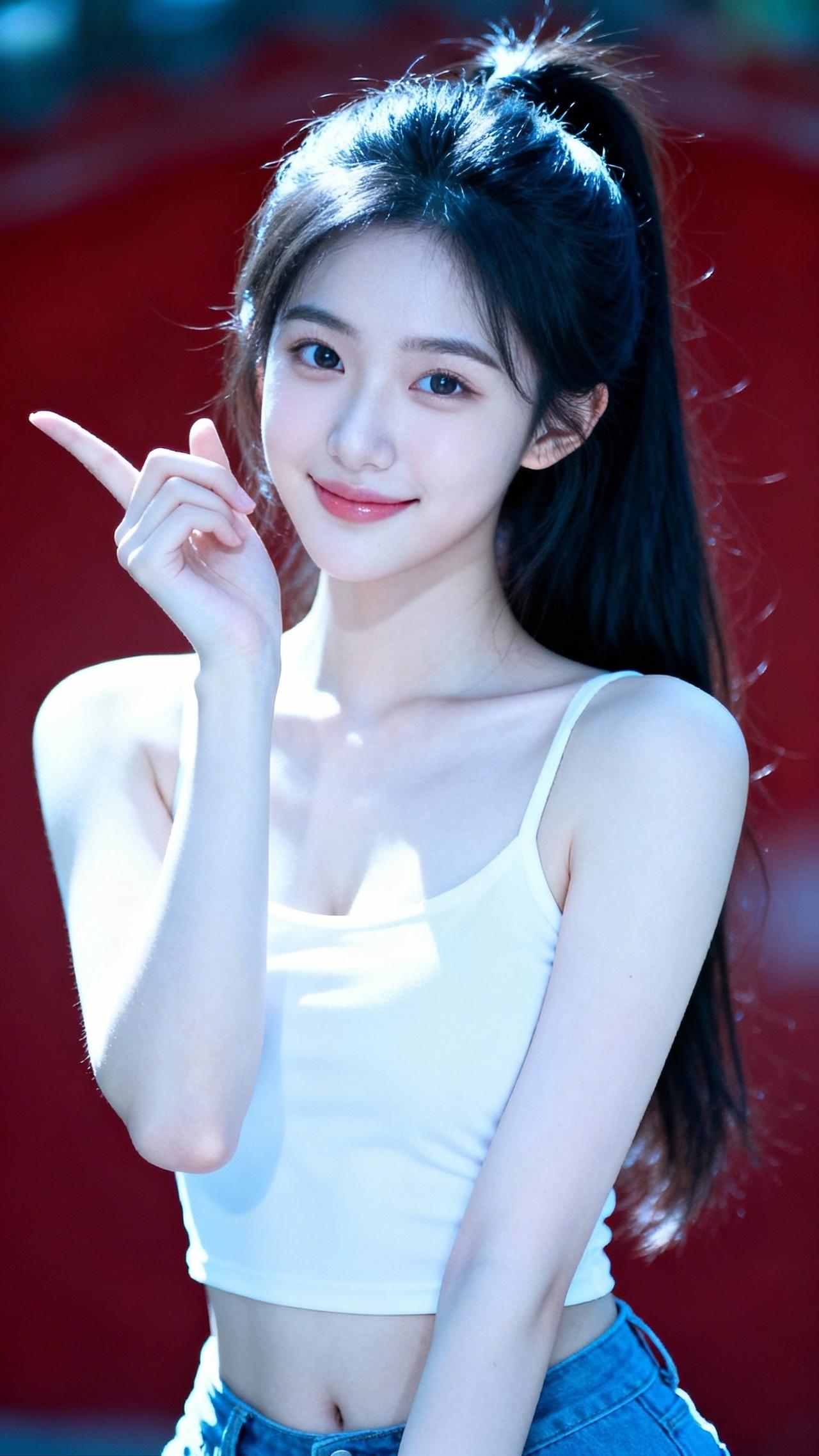 女神清纯女神美女甜美穿搭甜美少女