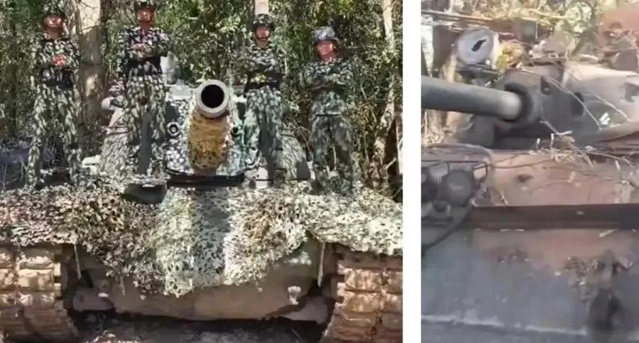 泰国军方证实，在不久前的泰柬边境冲突中，泰国军队的一辆M48A5坦克摧毁了一辆柬