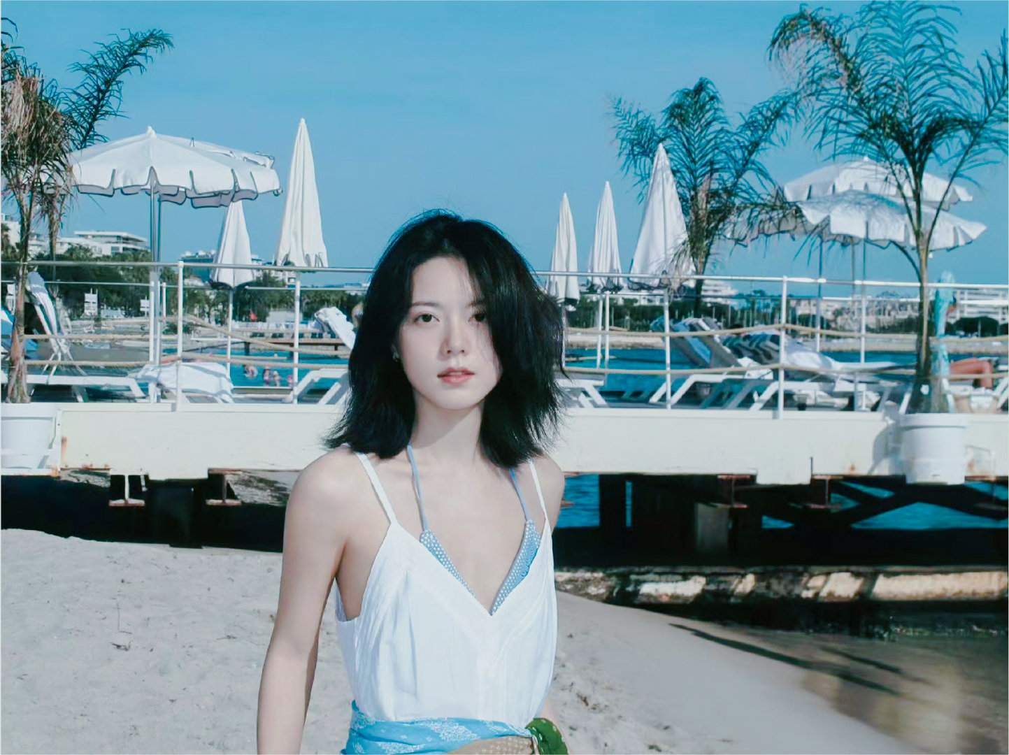 🏖，🌊，我的老婆赵今麦