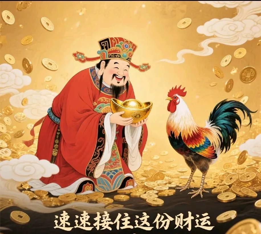 属鸡的注意！假期将至，财神爷已备好财运大礼，独等与你相见！速速接住这份好运，让财