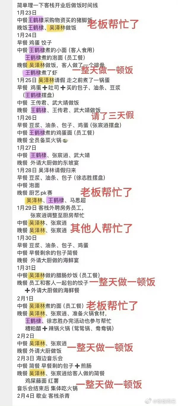 还以为当店长只要指挥人呢。。原来王鹤棣还做了这么多事情，被排挤被开玩笑建小群还不