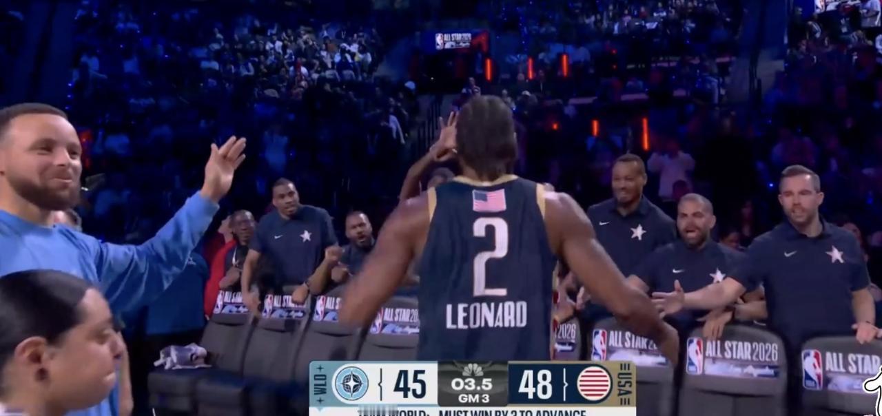 小卡把全明星赛当季后赛打了啊！对阵世界队，小卡打满12分钟，13投11中，疯狂