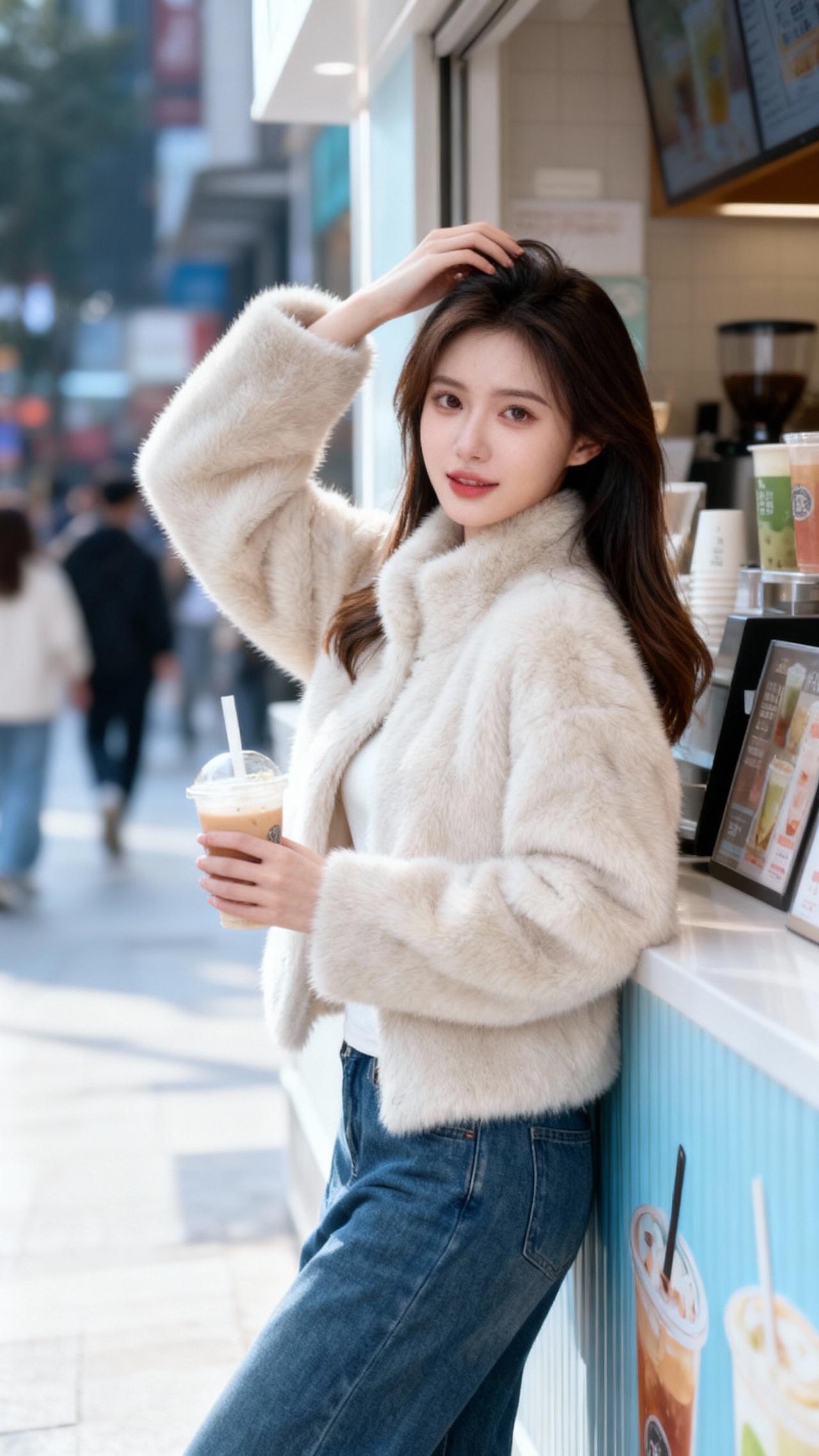 随性穿搭穿着得体是一种生活态度皮草穿搭新年穿搭显瘦穿搭