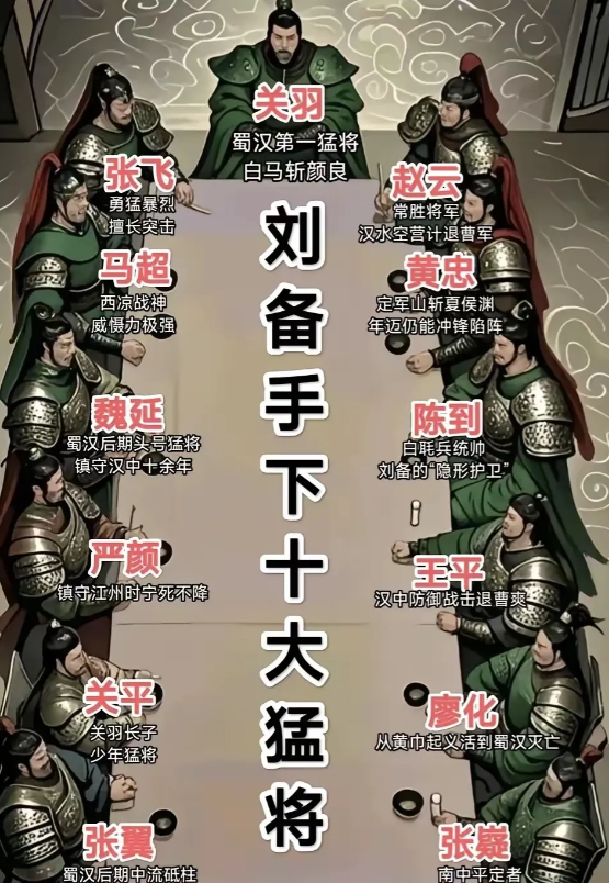 魏蜀吴三国一二流武将都有哪些?曹魏一流武将:典韦，许褚，庞德，张辽，徐晃，张郃