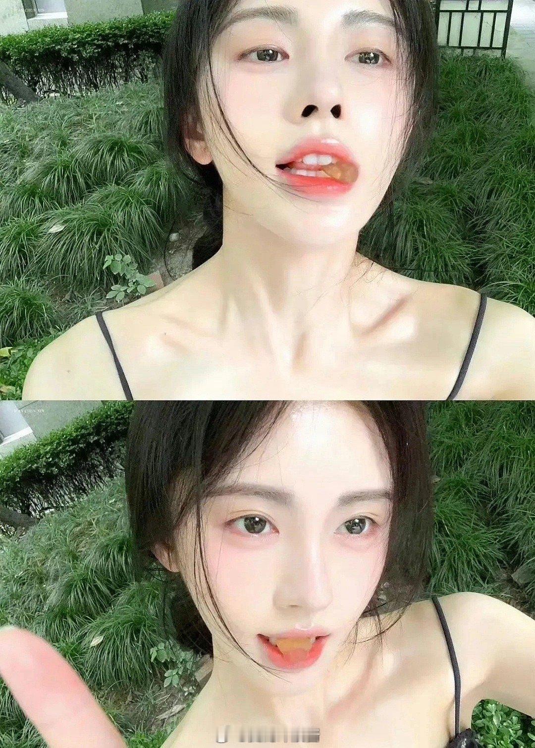 鞠婧祎这几张图给人一种很不舒服的感觉​​​